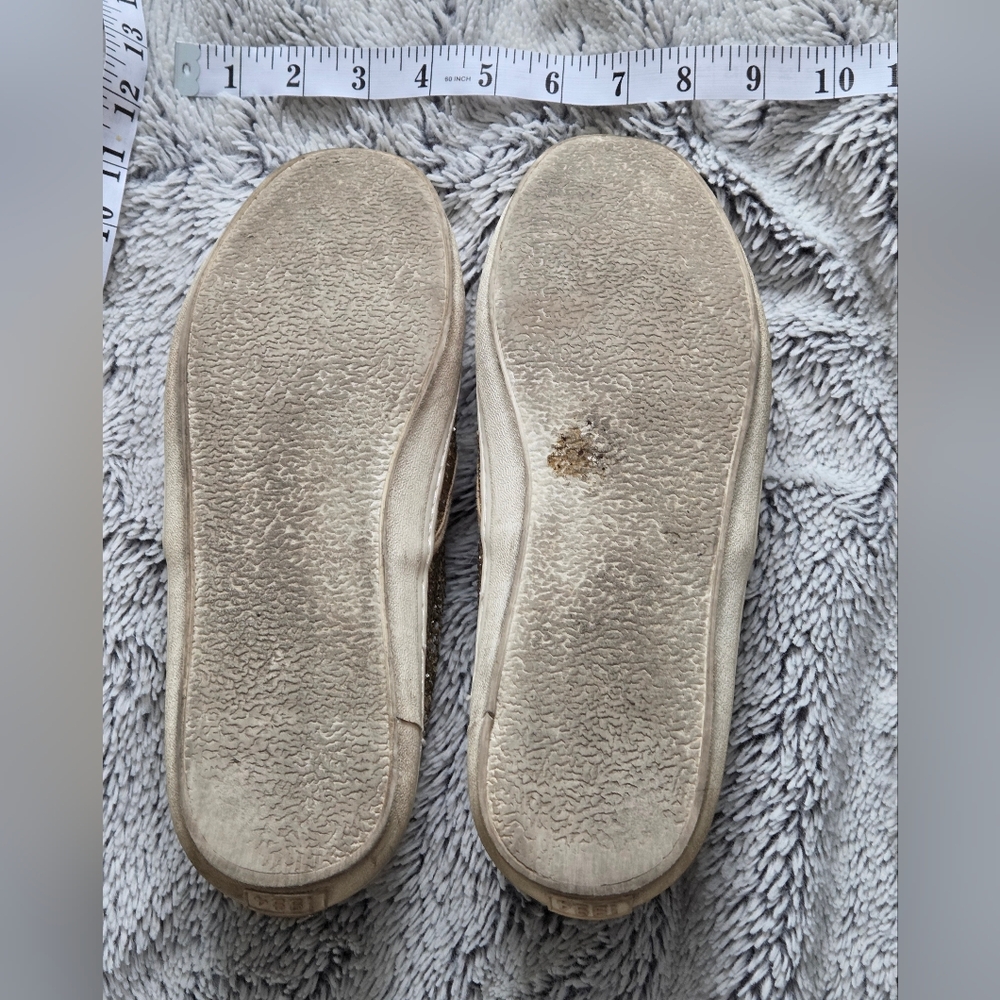 Old Navy Glittery Gold Women's Slip-On Sneakers - Picture 6 of 6